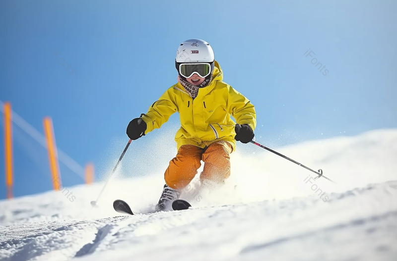 小男孩滑雪户外健康运动摄影,高清,摄影图,摄影图片,图片大全,摄影图免费下载